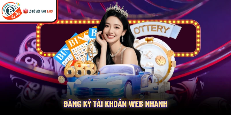 Đăng ký tài khoản web nhanh